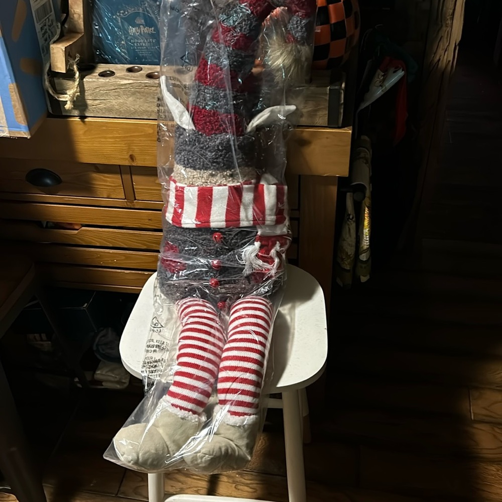 Pottery Barn Axel Elf Pillow BNWT SO DETAILED